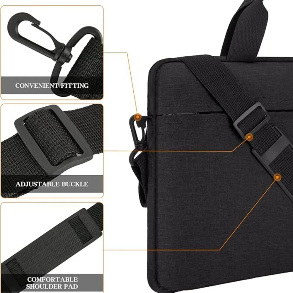 NEW! Lightweight Laptop Computer Carrying Case w/Plush Lining & Shoulder Strap